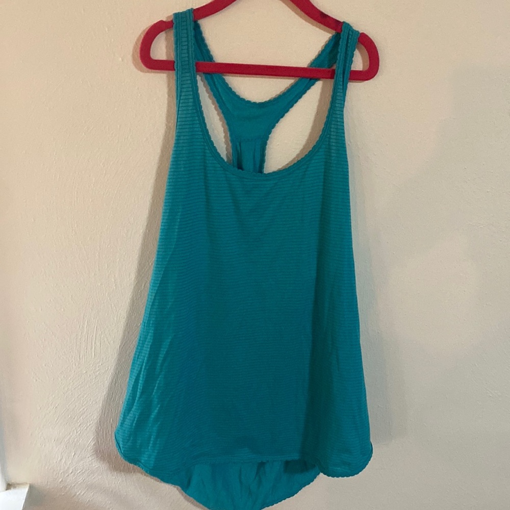 Teal Lululemon Workout Top L/XL